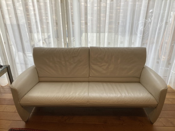 Image 1 of Conjunto de sofá blanco JORI Angel con silla.