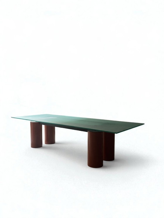 Image 1 of Serenissimo dining table, Lella & Massimo Vignelli, David Law for Acerbis, 1980