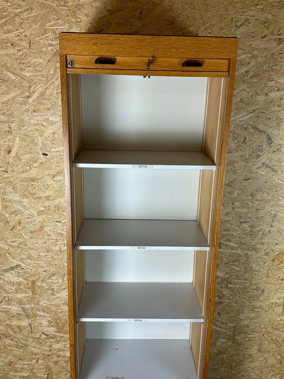 Image 1 of 50s 60s roller shutter cabinet Office cabinet Filing cabinet Mid - Century Dobergo