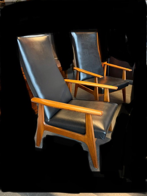 Top Form Fauteuils Homme Haut Dossier Années 60