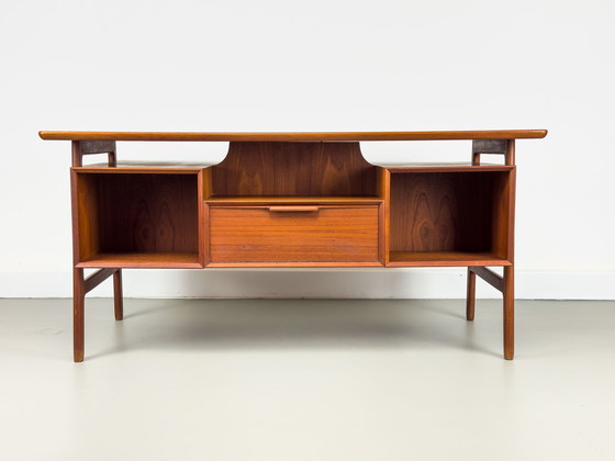 Image 1 of Model 75 Teak Desk From Omann Jun, 1960S