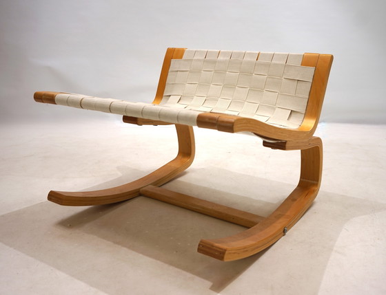 Image 1 of Sillón Ikea con otomana de Ilmari Lappalainen, 1999