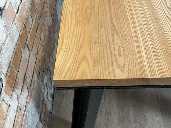Tavolo da pranzo allungabile – Legno e metallo nero – Tavoli da pranzo, Wood (photo 4 of 9)