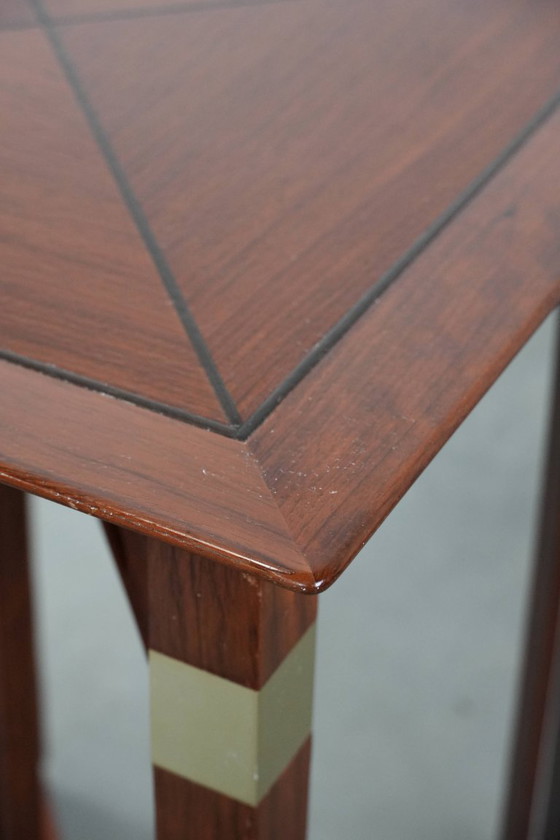 Image 1 of High square Art Deco Schuitema design side table in very good condition