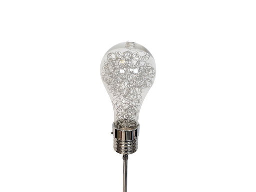 XL 'Bulb' floor lamp - chrome - glass - LED - 2000