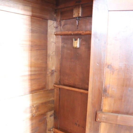 Antique Wardrobe in Solid Walnut, Restored, Italy Mid 19th Century – Wood (photo 11 of 21)