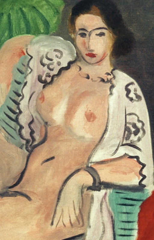 Henri Matisse: “Desnudo drapeado”. Firmado y fechado en la plancha.