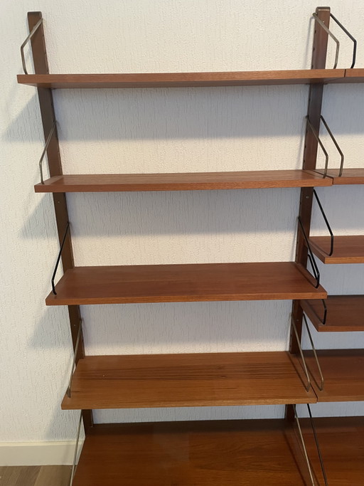 Deense Boekenrek Poul Cadovius 1960 – boekenkasten, Wood, Metal (photo 2 of 5)