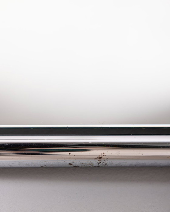 Image 1 of VINTAGE 1970S WALL MIRROR IN CHROME-PLATED METAL, ITALIAN DESIGN