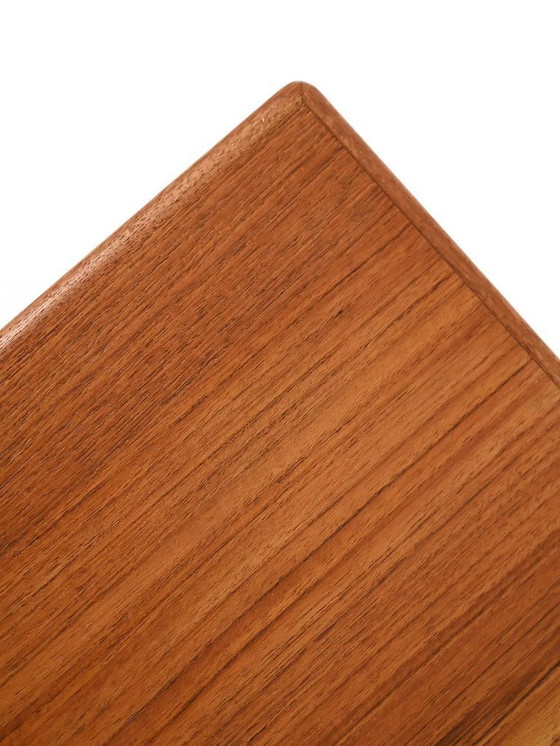 Image 1 of Scrivania vintage scandinava in teak con piano ribaltabile