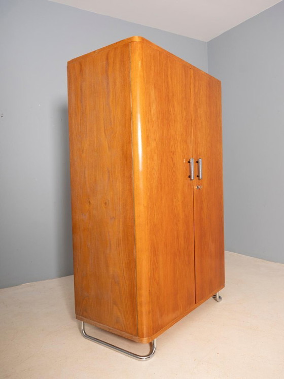 Image 1 of Armadio porta abiti, Vichr & spol., anni '30, Cecoslovacchia