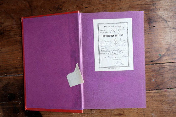Image 1 of Antique French Book "Aventures de Deux Écoliers" by Paul Cerville, 1925 – Art Deco – School Prize – 2C45