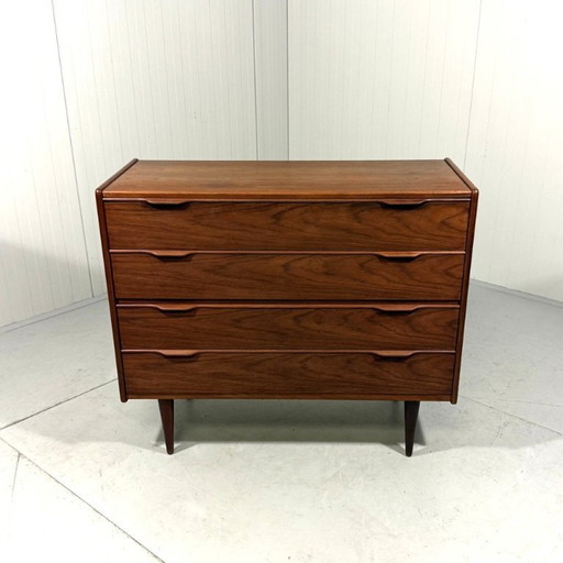Henning Jørgensen teak chest of drawers Fredericia Denmark