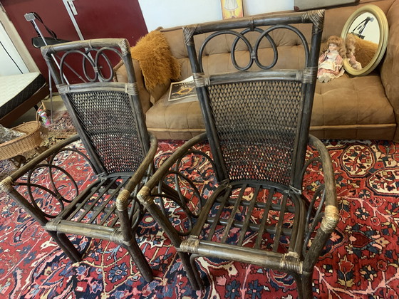 Image 1 of 2 fauteuils en rotin Manou