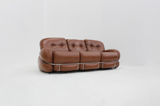 Vintage Okay sofa by Adriano Piazzesi Italy 1970s