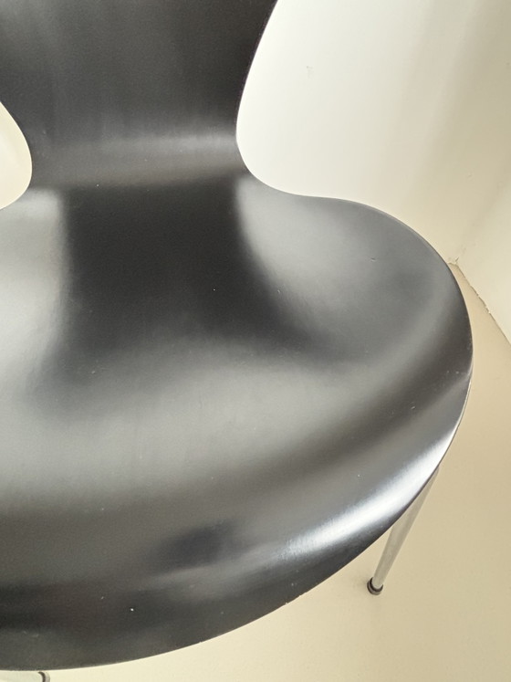 6x chaises papillon Fritz Hansen Danemark 2004 Arne Jacobsen – Chaises de salle à manger, Metal, Wood (photo 7 of 15)