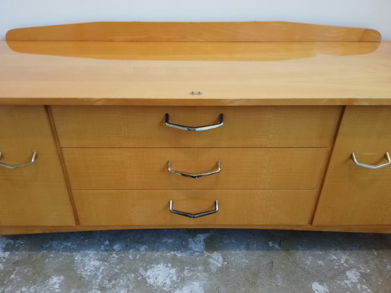 Image 1 of Luxe Mid Century Vintage Lowboard Dressoir TV-meubel Platenspeler-meubel