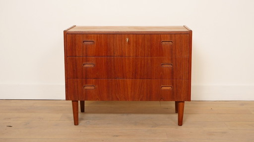 Commode danoise vintage | Teck | 3 tiroirs