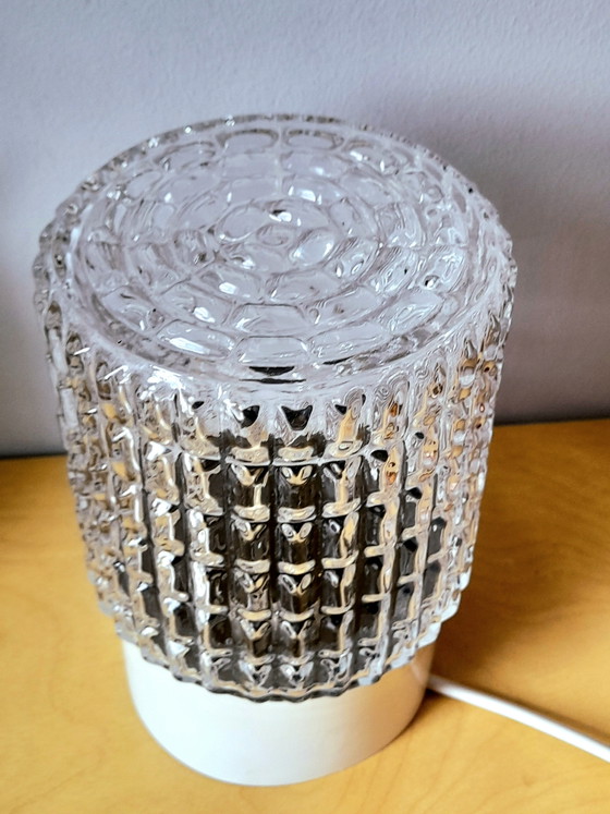 Image 1 of Pair of textured glass lamps, 1970s