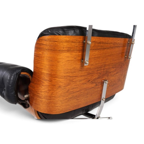 Martin Stoll Leather Lounge Chair For Stoll Giroflex, 1960 – Armchairs, Wood, Vintage (photo 19 of 19)