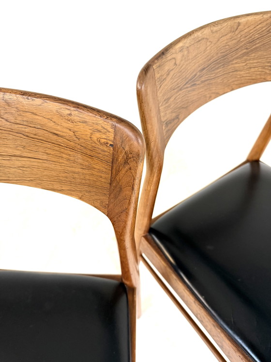 Image 1 of Set di 2 sedie da pranzo vintage, Korup Stolefabrik '60