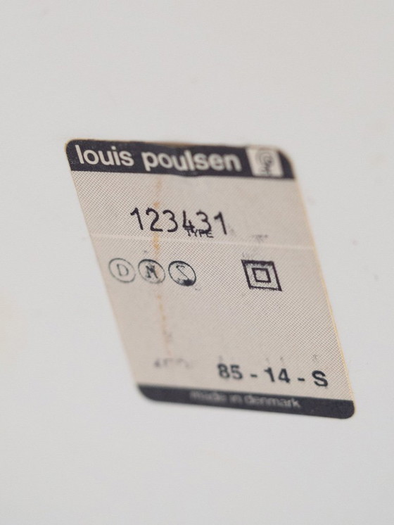 Image 1 of Deense vintage Panthella tafellamp van Verner Panton, Louis Poulsen, 1971