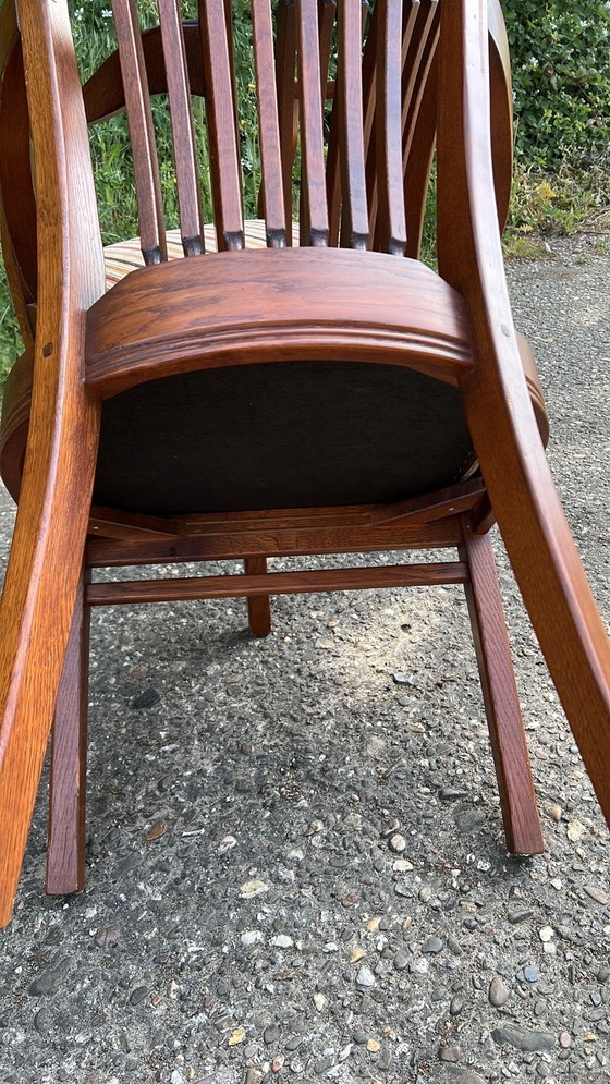 Image 1 of 4 Bannink Jugendstil Eetkamer Armstoelen