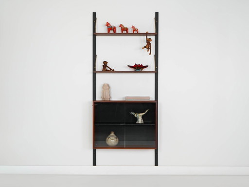 Teakhouten wandrek, Deens design, jaren 60, gemaakt in Denemarken.