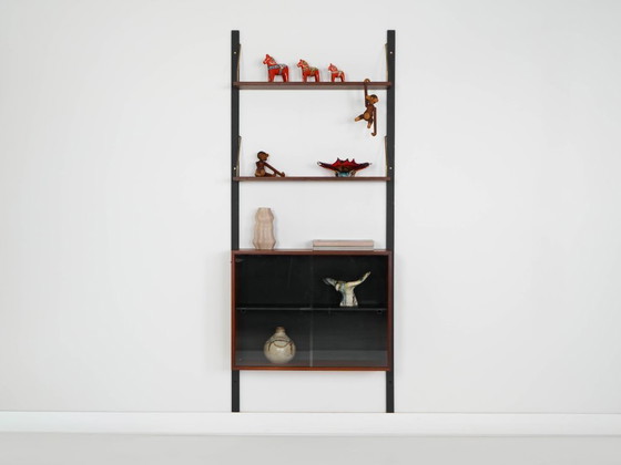 Image 1 of Teakhouten wandrek, Deens design, jaren 60, gemaakt in Denemarken.