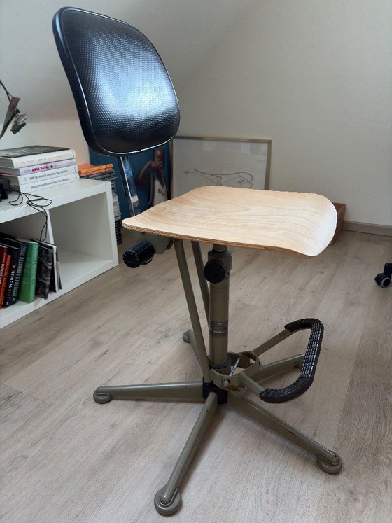Vintage BIMA Architectenstoel – Bureaustoelen, Metal, Plastic (photo 5 of 5)