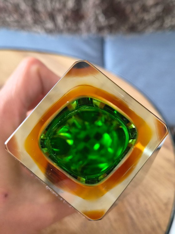 Image 1 of Murano glass vase / block vase