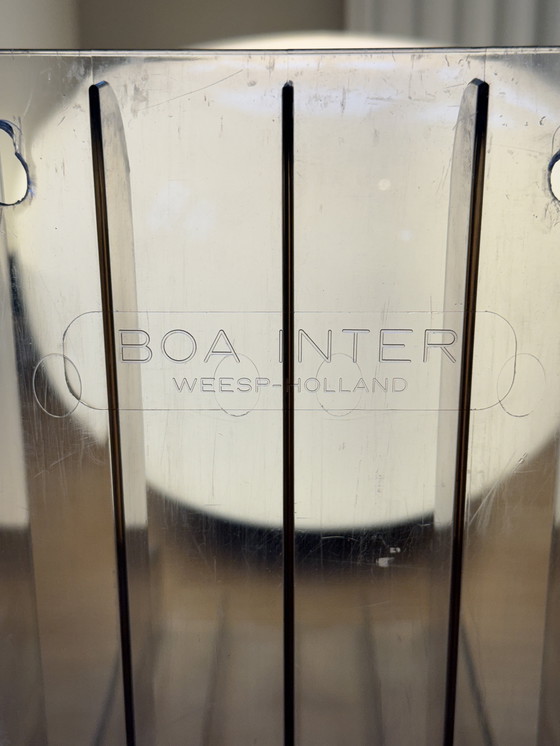 Image 1 of Vintage Bora Inter Weesp LP holder transparent plastic 1970s