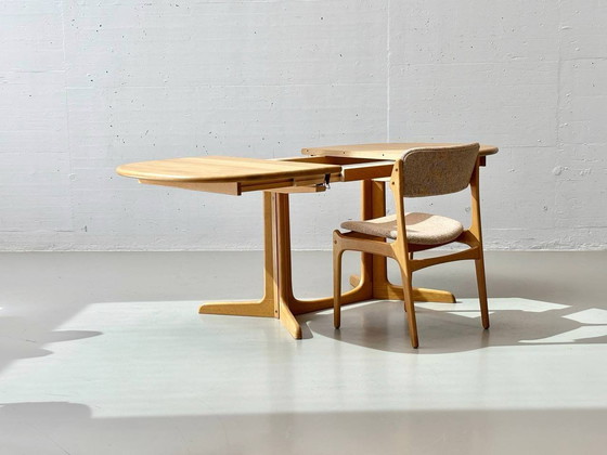 Image 1 of Set of table and 6 chairs by Erik Buch for Gudme Møbelfabrik A/S, 1960s