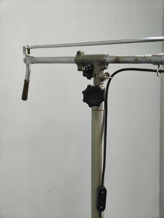 Image 1 of Tsjechische industriële chirurgische vloerlamp uit een militair ziekenhuis, jaren 1950