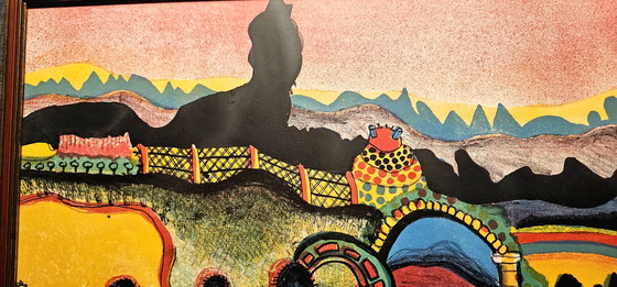 Image 1 of HUGO WULTZ exclusive Xl colorLitho 23/40 'Fantastic Realism'