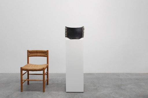 Signierte französische Keramikvase, Frankreich, um 1960