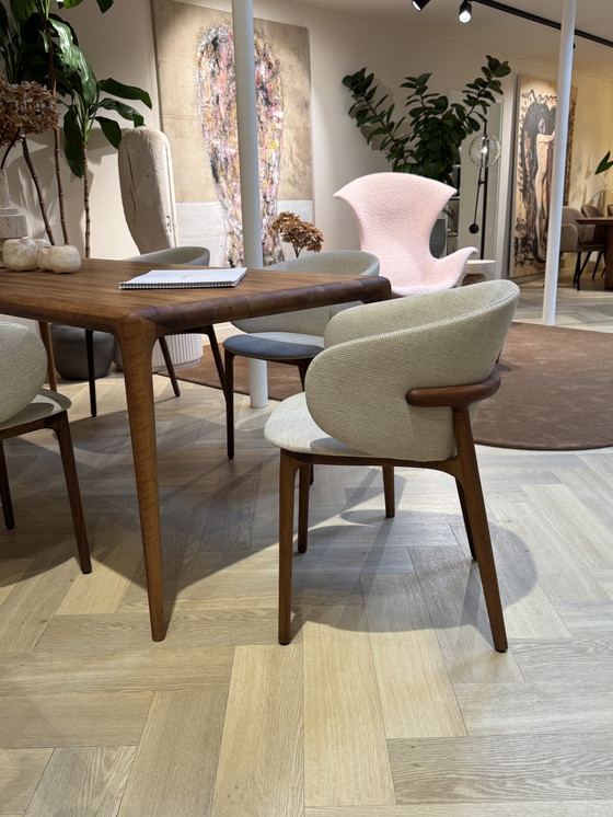 Image 1 of Sillas de comedor Artisan Mela - Nogal europeo