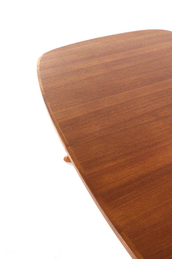 Grande tavolo da pranzo ovale allungabile 2x Gudme, design danese vintage – Tavoli da pranzo, Wood (photo 7 of 19)