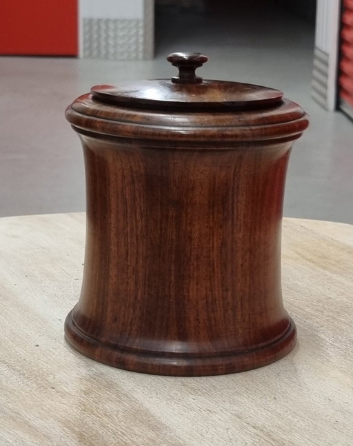 Antique Wooden Tobacco Jar or Dredger — Circa 1780–1850