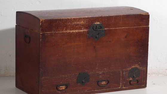 Antique Japanese Chest - Meiji Period (c. ) #20 – Chest of drawers, Wood, Metal (photo 3 of 40)