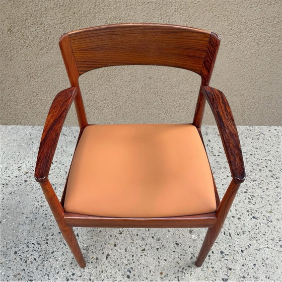Pair of Rio rosewood armchairs by Henning Kjaernulf, 1960, Side chairs, Brown (photo 8 of 10)