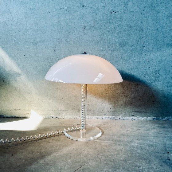 Image 1 of Harco Loor Mid - Century Mushroom Table Lamp 1970