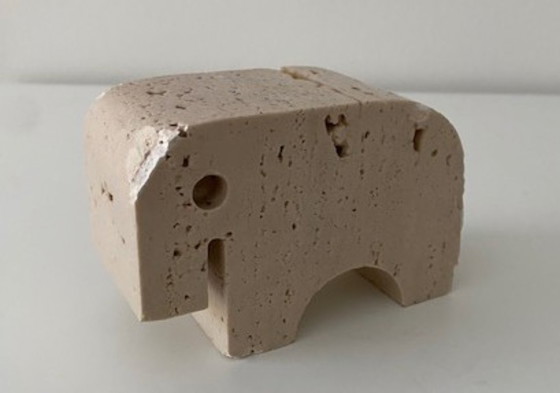 Fratelli Mannelli iconic brutalist elephant Enzo Mari 1970s – Decorative Objects, Stone (photo 6 of 7)