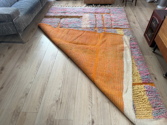 Hand-knotted Moroccan Boucherouite Rug 304 × 193 cm – Rugs & carpets, Wool (photo 12 of 15)