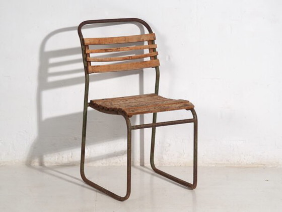 Antike Gartenstühle (ca. 1920). 4er-Set #1 – Wood, Iron (photo 32 of 40)