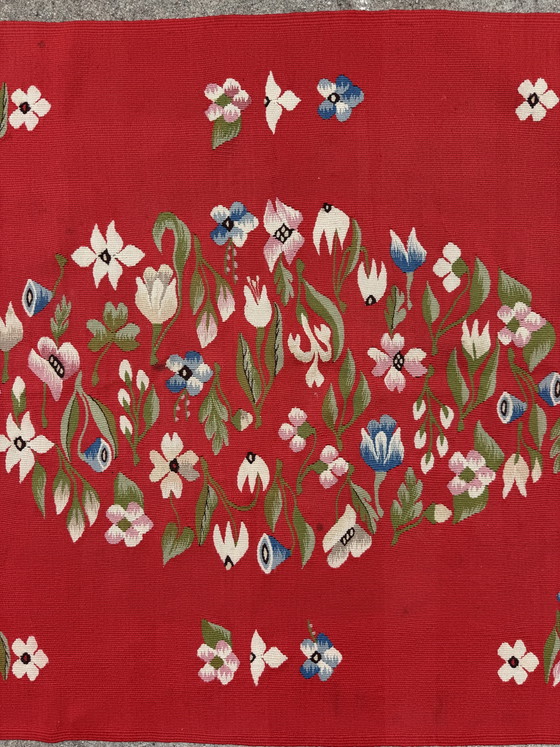 Image 1 of Roemeens Kilim-tapijt uit de jaren 1950