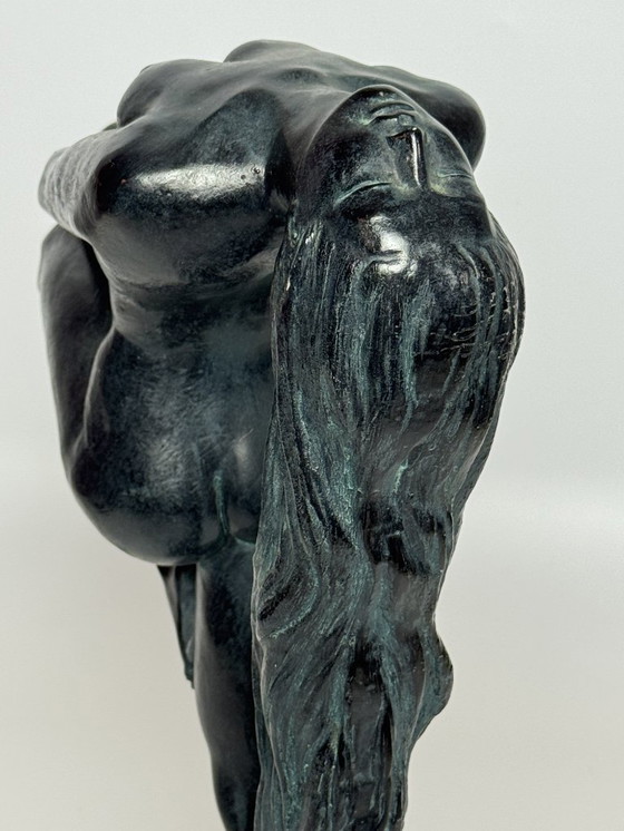 Image 1 of Sculpture 'Sultry Awakening' Designed by Klara Sever for Austin Productions, USA 1970s.