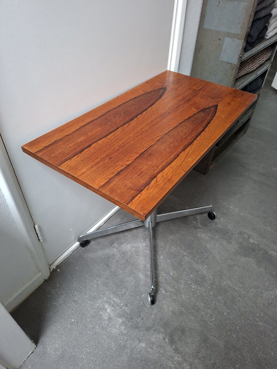 Image 1 of Vintage palisander chrome tv - tafel