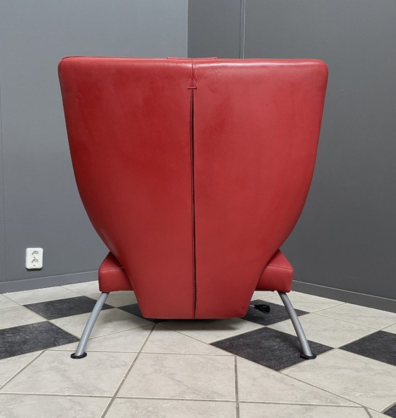 Image 1 of Fauteuil relax pliable rouge de Stefan Heiliger modèle Solo 699 pour WK Wohnen