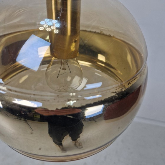 Image 1 of Elegante lampadario moderno di metà secolo di Peill & Putzler, Germania, anni '70